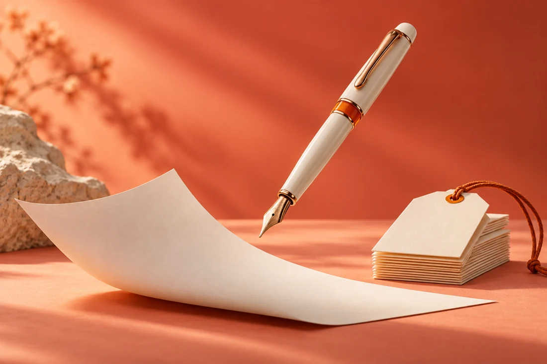 Conceptual still life representing content