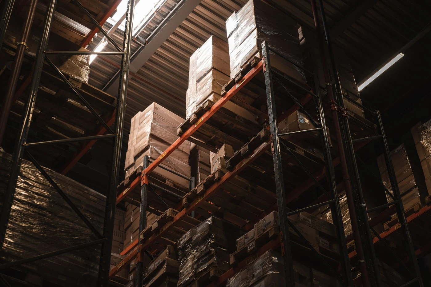 Warehouse dispatch and logistics; illustrative photograph